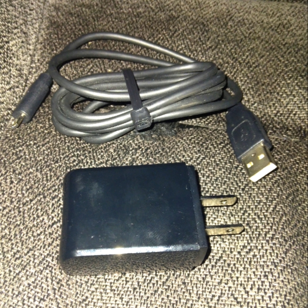 1 x Micro USB Cable and 1 x Charger Block Black, Multiple Available!